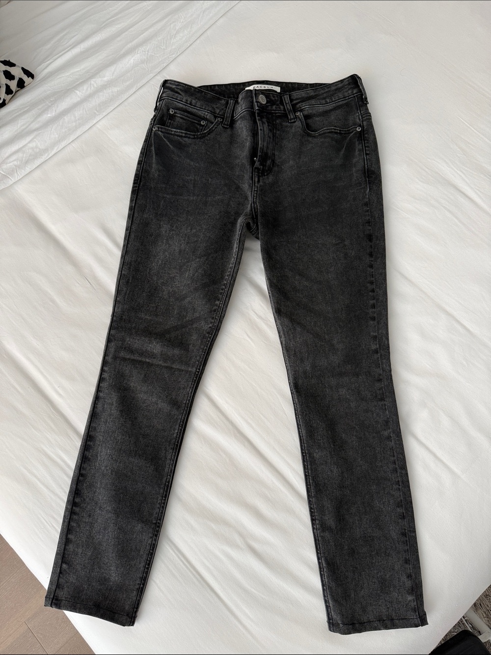 PacSun Stacked Skinny Grey Jeans